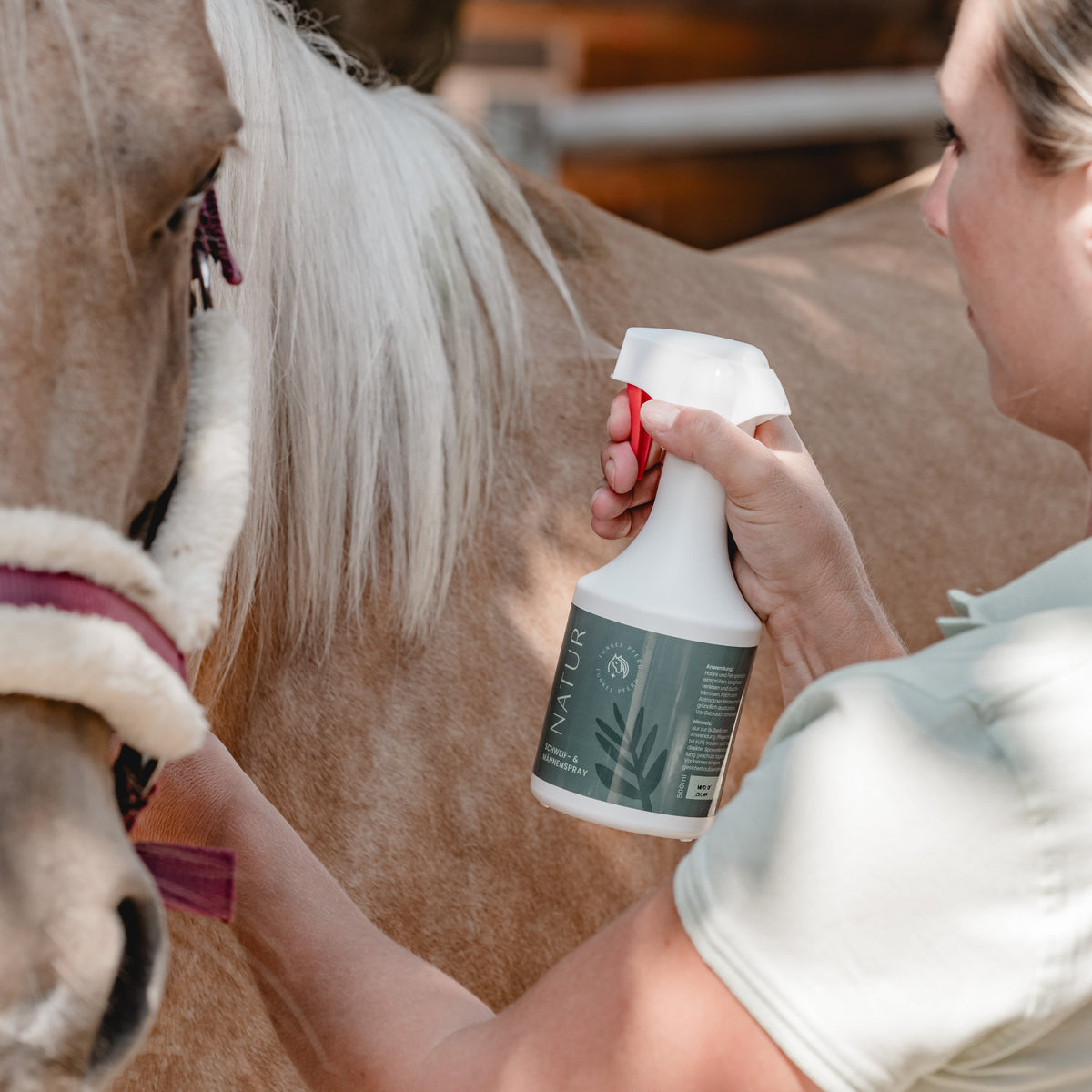 Schweif- und Mähnenspray NATUR Sprühflasche 500 ml