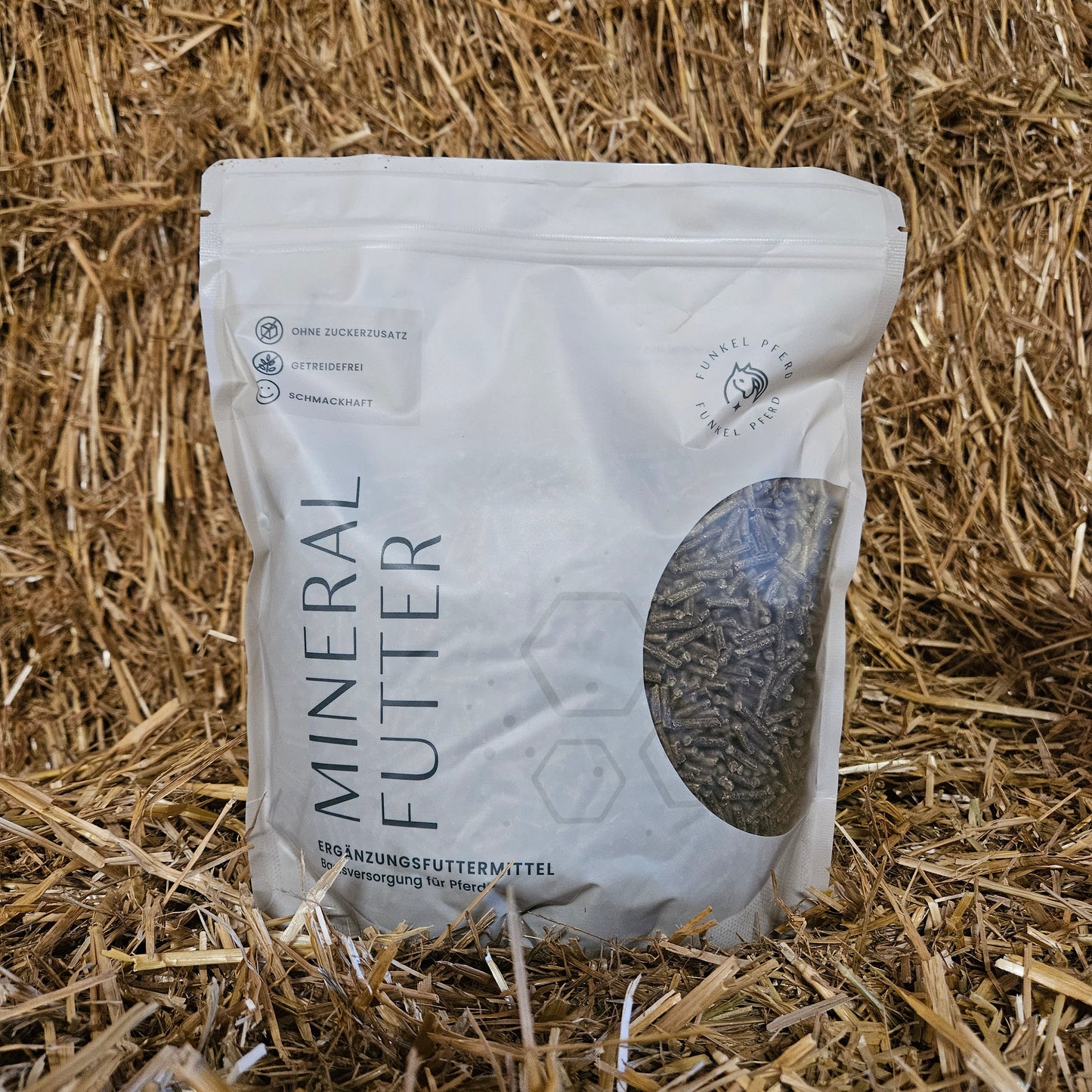 Mineralfutter für Pferde, pelletiert