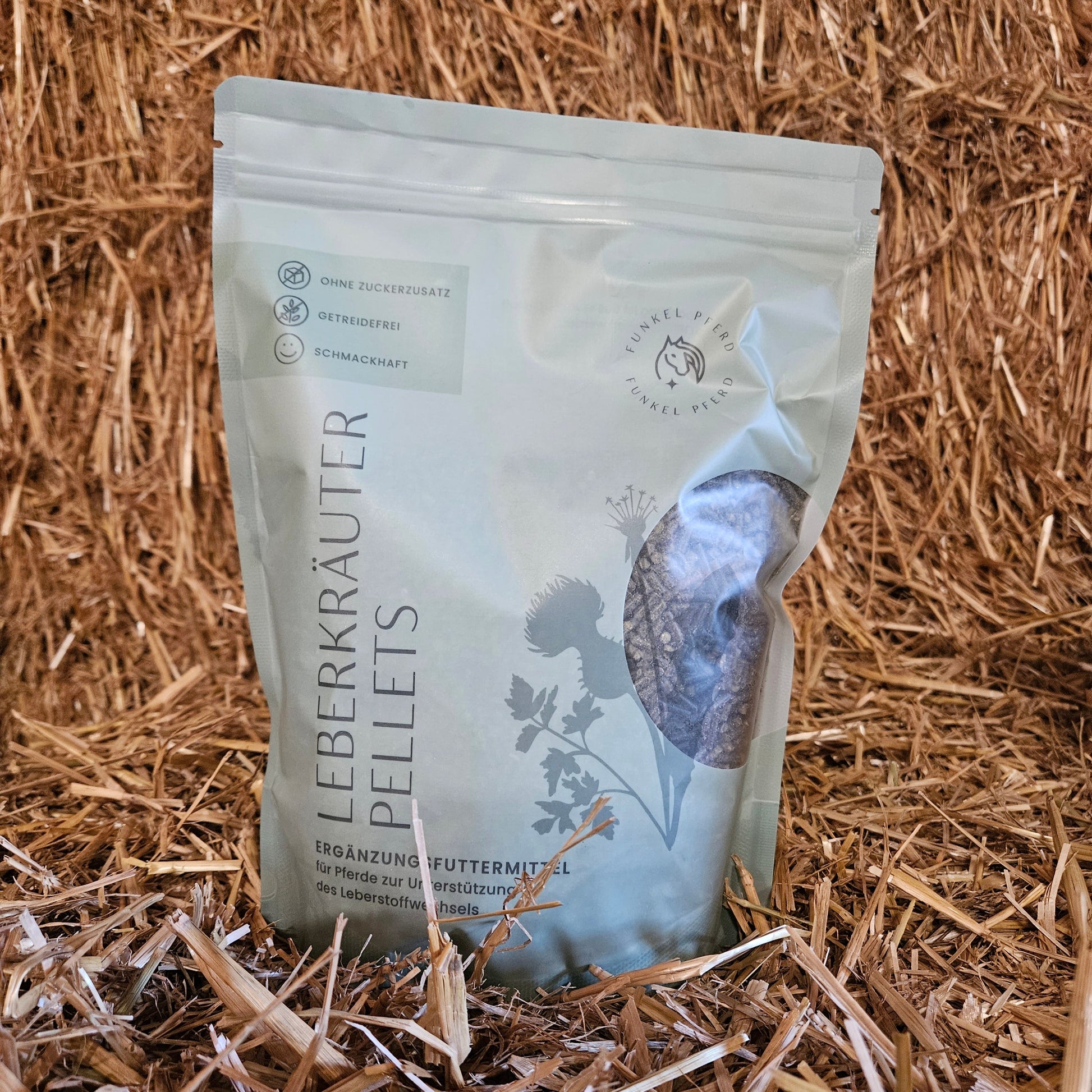 Leberkräuter Pellets für Pferde